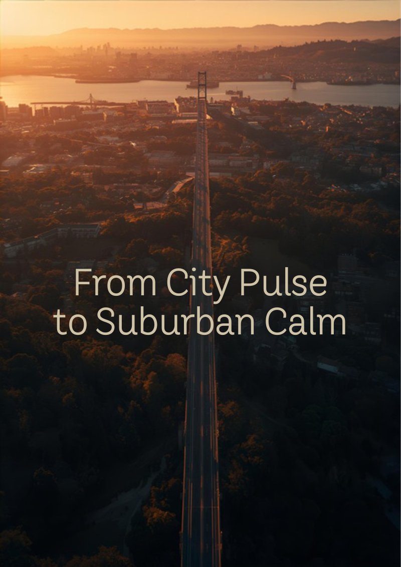 San Francisco Bay Area aerial view at golden hour